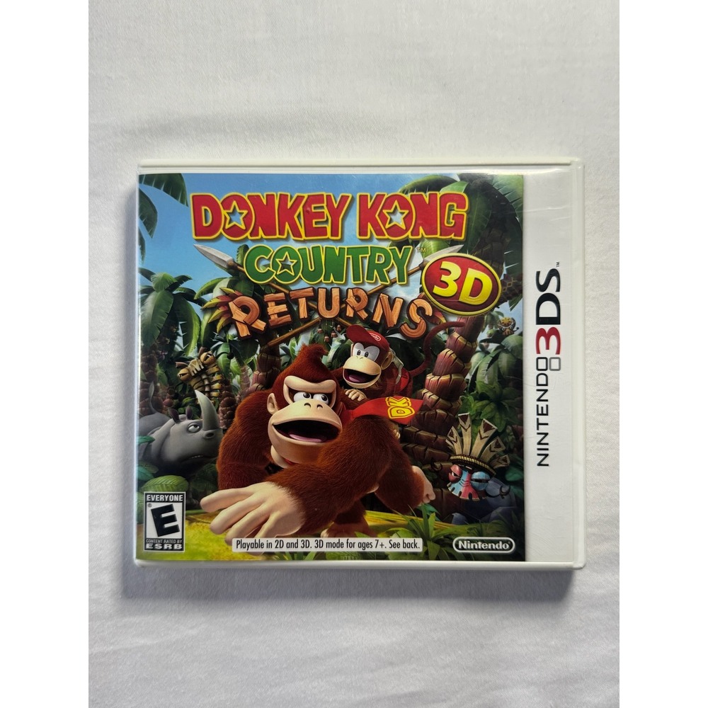 Donkey Kong Country Returns 3D Nintendo 3DS Game CIB Tested LNA-CTR-AYTE-USA